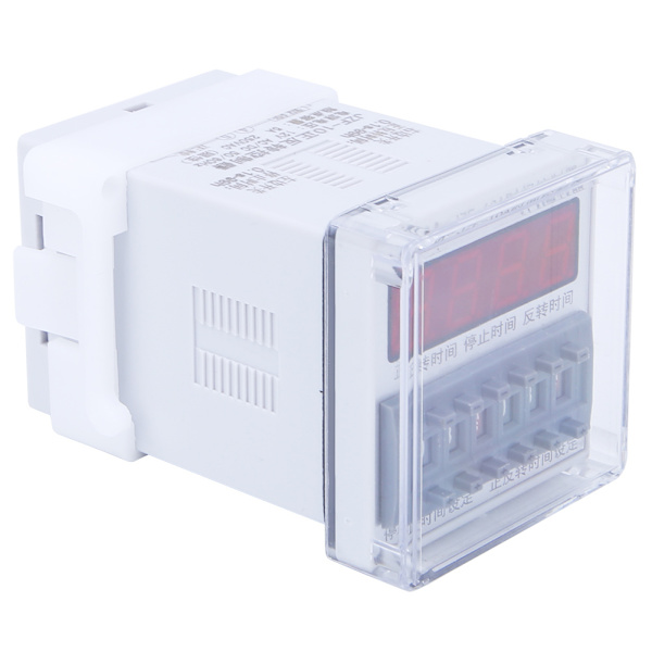 BERM JZF 10A LCD Timer Motor CW CCW Kontrollenhet Timing Switch 0.1S til 99H 12V AC DC