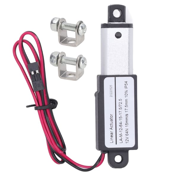 12V DC Mini Lineær Aktuator 17,5 mm Slaglængde 0,7 Tommer ABS Aluminium til Landbrugsmaskiner