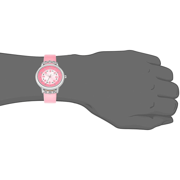Tyttöjen watch vedenpitävä watch, (vaaleanpunainen)
