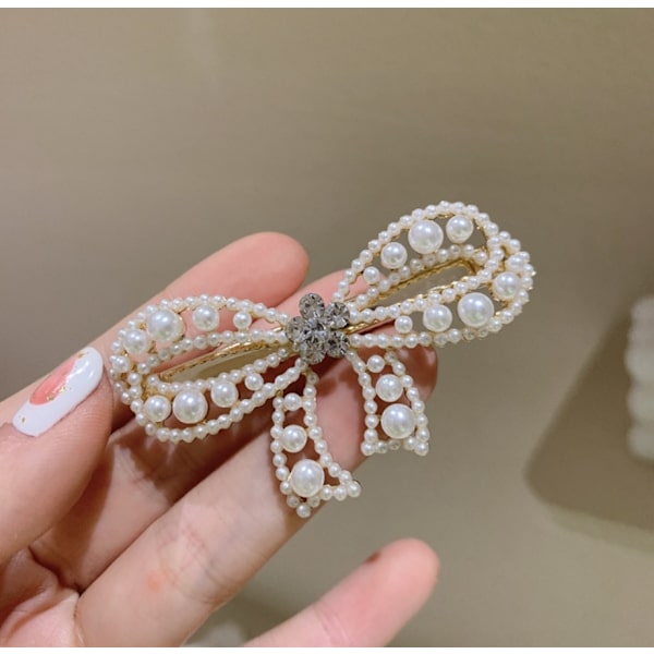 Dongdaemun Pearl Bow hårnål (hårnål【D3-24】1375)
