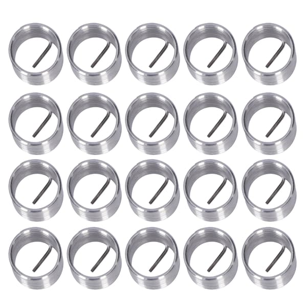 20-pack M12 x 1 Gängreparationsreduceringsmutter Spiralspoleförlängningsverktyg 2.5D