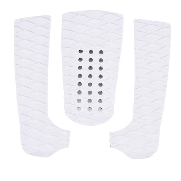 1 Set EVA Surf Surfbräda Halkskydd Pad Short Board Foot Pad (vit)