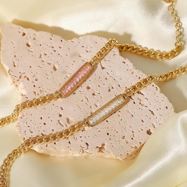Armbånd Firkantet Daily Outfit Metallic Element B1376 JDB201295-WT