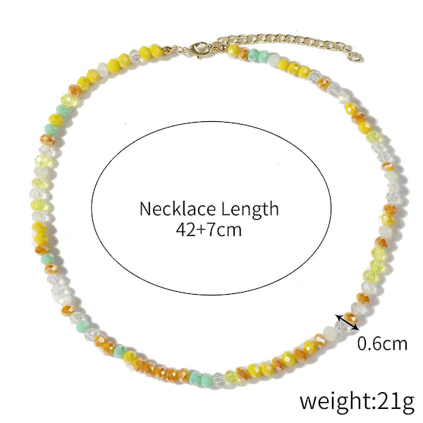 Kaulakoru Crystal Choker muotikorut B1670 N2205-7