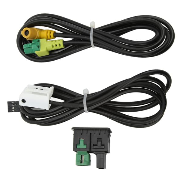 Bilstereo AUX-omkopplare USB-kabeladapter ersättning för RCD510 RNS315 B6 B7 CC