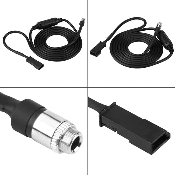 3-pinners AUX-lydkabeladapter for E39 E46 E53 X5 16:9 CD-spiller Navigasjon