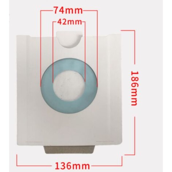 2 pakkauksen pölypussi Festool CT36E CT CTM26 pölynimuriin