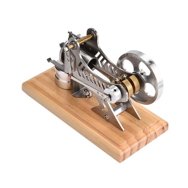 LED Stirlingmotor pedagogisk modell med luftkraftgenerator