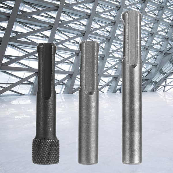 SDS Hammerbor 1/4 tomme Hex Skaft Skruetrækker Bit Holder Socket Adapter Konverter 3-pak