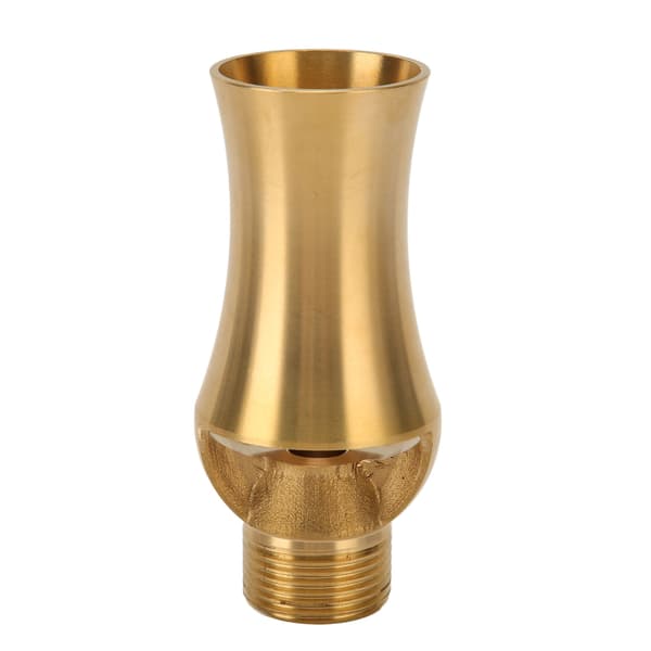 Koppar Ice Tower Cascade Cedar Spray Head G1/2 G3/4 Universal 9,5 cm Trädgårdsdamm Vattenfontänmunstycke