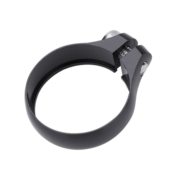 Super Let 31,8 mm Cykelsadelpindsklemme til 27,2 mm Sort