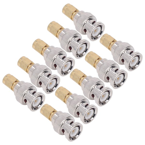 SMA Hane till BNC Hane Adapter - 10 Pack