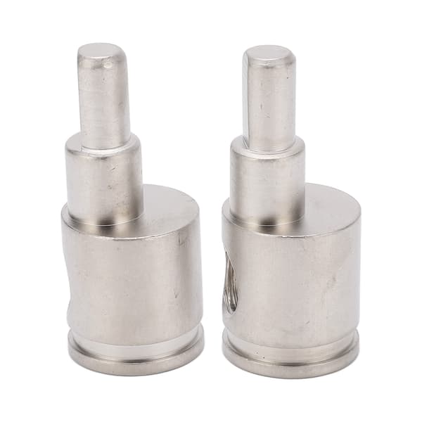 2 stk. Amp Input Reducer Adapter 0 Gauge til 4 Gauge Høj Effekt Messing Nikkelbelagt til Bil