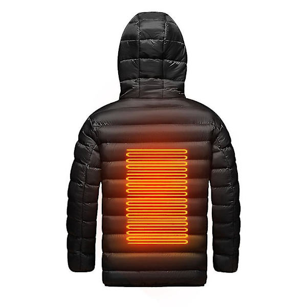 Pojkar Flickor USB Jacka Vintervarm Kappa Black 120cm