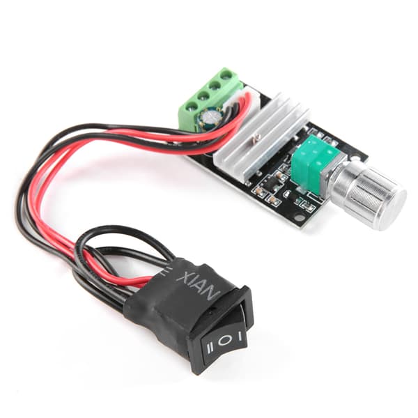 DC 6-28V 3A PWM DC Motorhastighetskontroller med bryterfunksjon