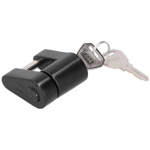 Zinklegering Trailer Hitch Lås 1/4 Tommer Diameter Tyverisikring Bugseringskøretøj Campingvogn Sikkerhed