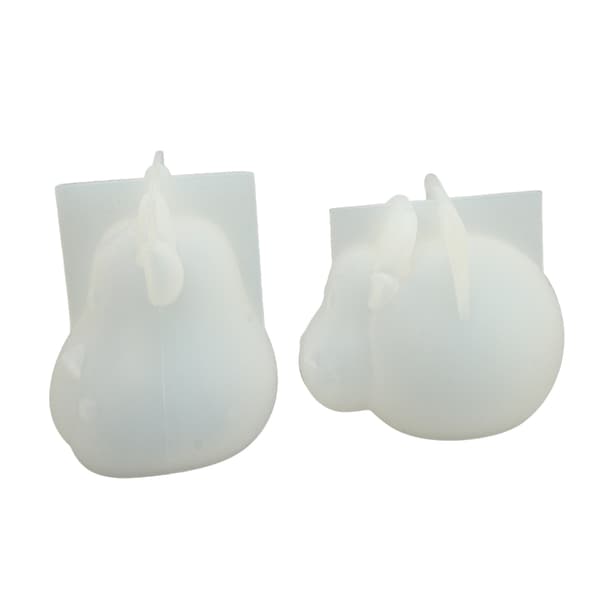 3D Ku Silikonform Dyrefe Epoxy DIY Silikonform
