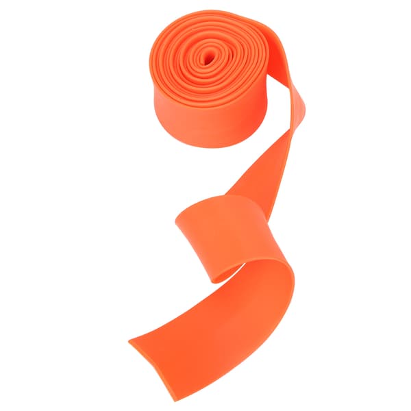 5 cm 2,5 m elastisk spændingsrem strækmodstandsdygtig styrketræningsbælte med spænder til kvinder piger orange