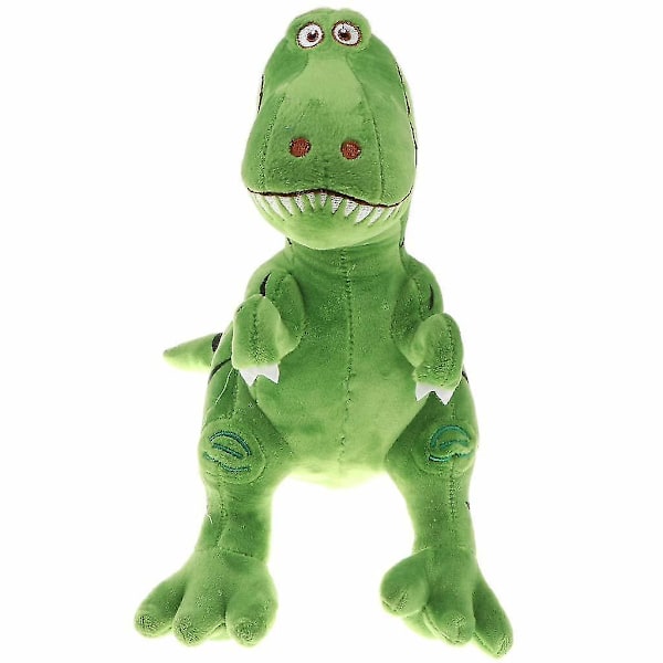 3d plysch gosedjur gosedjur dinosaurie för barn - grön, 30 cm A