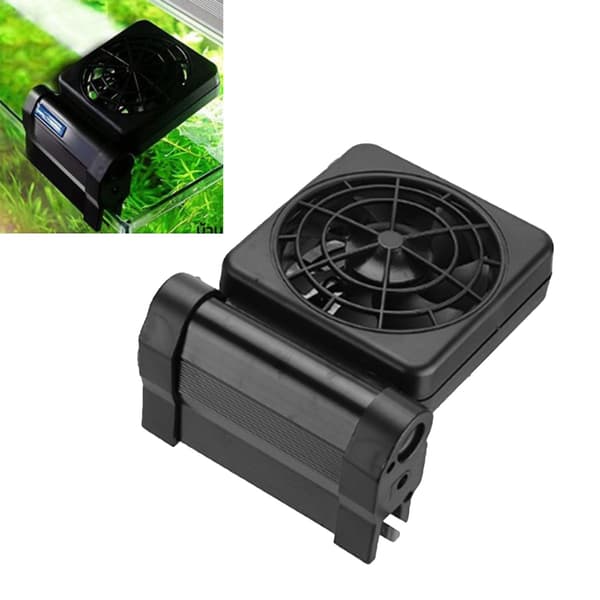 Akvarium kjølevifte justerbar minivifte hastighetskontroll CN US Plug WW F1 ett hode