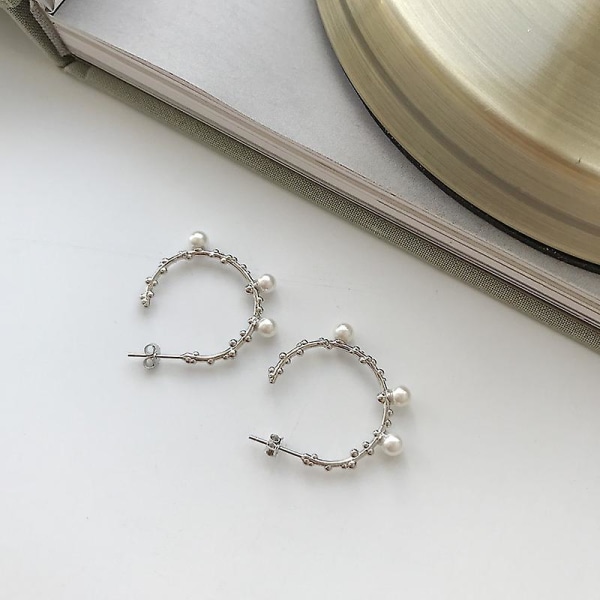 Örhängen Silver S925 Circle Hoops Modesmycken Ac7430