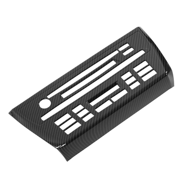 Bil CD Panel Cover Kulfiber Stil Central Kontrolpanel Ramme Mærkat Erstatning for X3 E83 2006-2010
