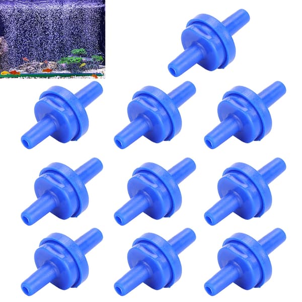 10 stk. Akvarie Luftpumpe Kontraventil til 4 mm slange