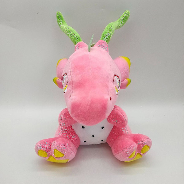 Hvid Dragon Fruit Dragon Plys,Macaroon Dragon Fruit Fyldedyr,dragonfruit Dragon Plushie S Green