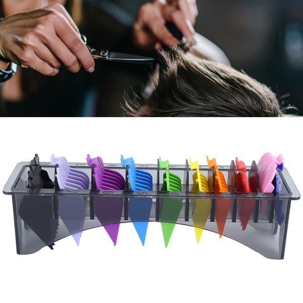 Farverig Hårtrimmer Clipper Udskiftningsdele Guide Kam Sæt