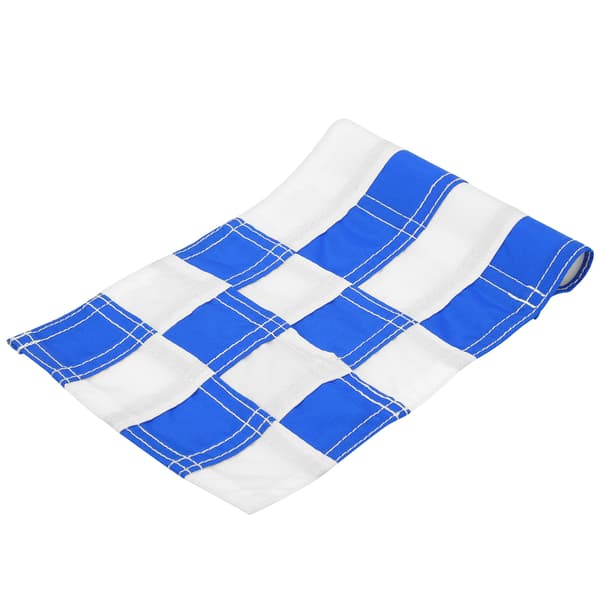 Blå gitter golfhul kop flag øvelse putting green flagstænger