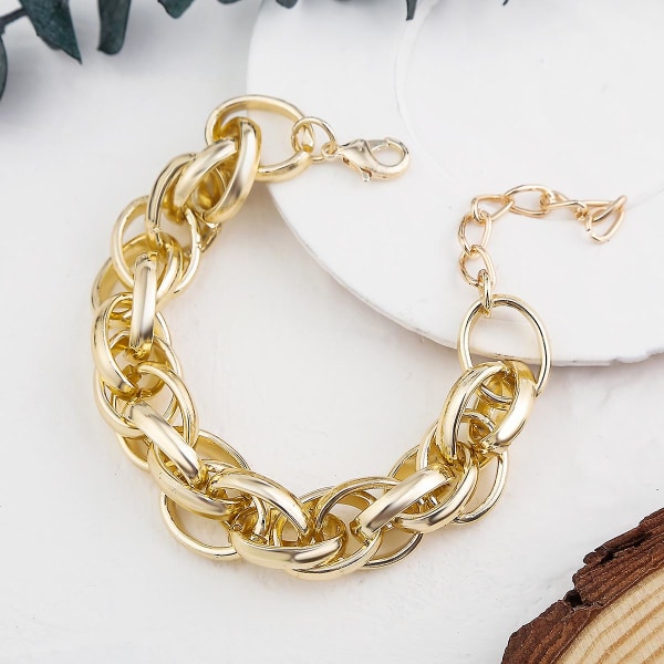 Armbånd Vintage guld farve mode smykker B2406 S2009-18