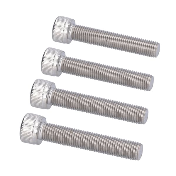 M10x55 A2 Ruostumaton teräs kuusiokoloruuvi mutteri 4kpl
