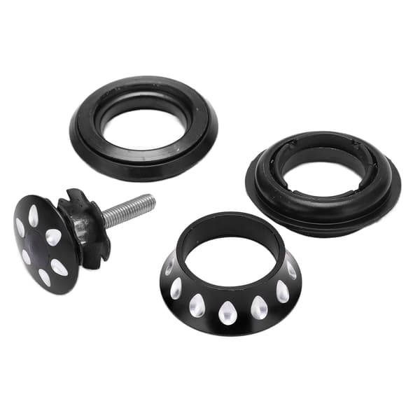 Dead Fly Bicycles Farverigt Dråbeformet Konisk Headset Metal til Mountainbikes Sort