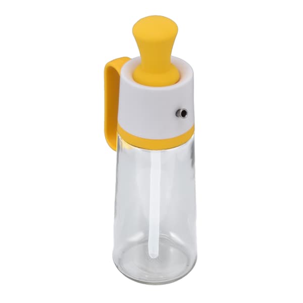 Blank Oljedispenser - 550ml Läcksäker Vinägerdispenser för Utomhusgrillning [Gyllengul]