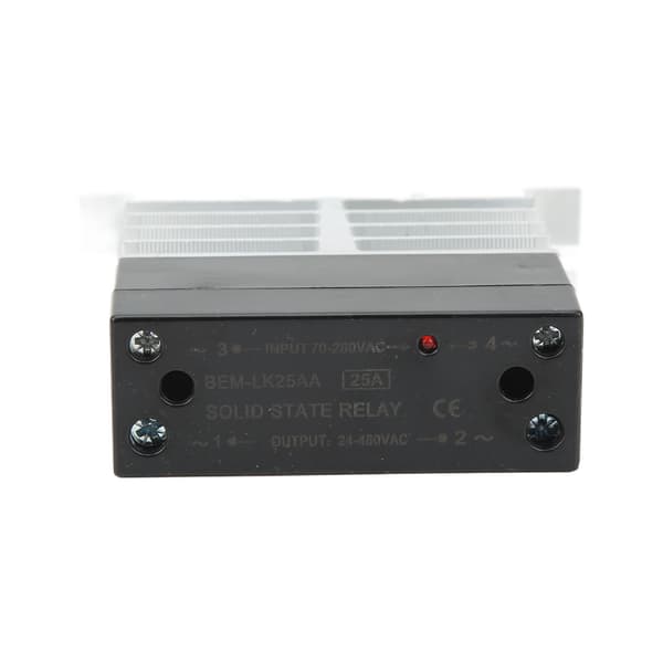 BERM AC til AC Solid State Relæ ABS Aluminium Legering Input 70-280V Output 24-480V Relæmodul til Motorstyring