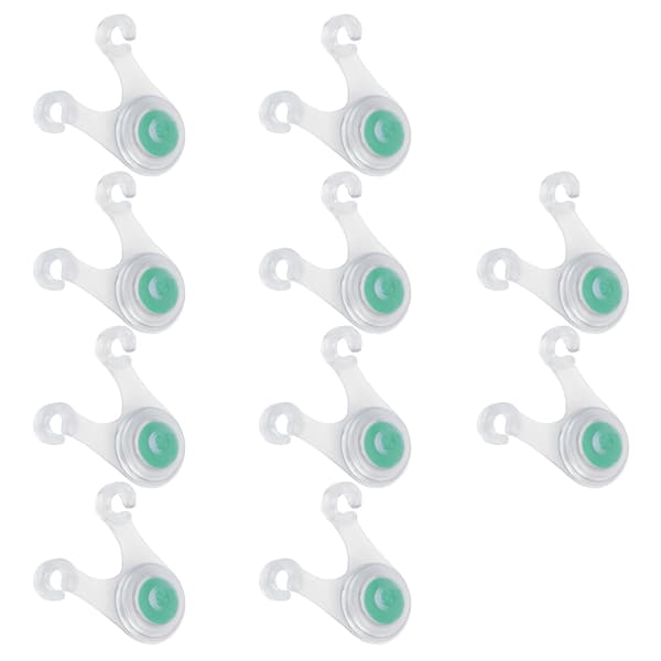 10-pack gröna LED hängande campingtält utomhus varningslampor