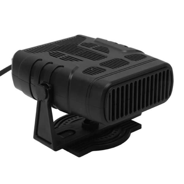 Bilvarmer med dobbel funksjon, 2 moduser, vinkeljustering, trygg bildefroster, frontrute vindusavdugger 12V 200W