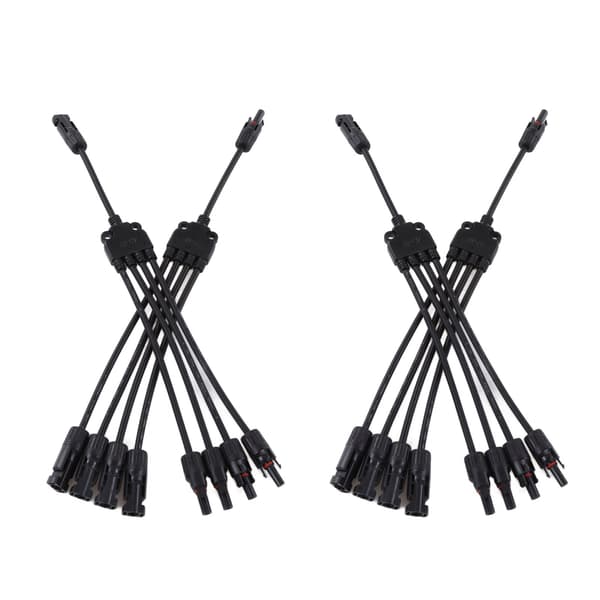 2 Set Solpanel Y Gren Parallellkabel PV Adapter Kabel Hane Hona Kontakt IP67 1000VDC LTY4