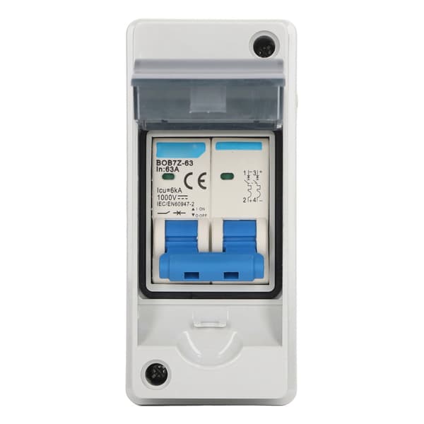 63A 1000V IP65 Vandtæt DC Isolator Switch Overspændingsbeskyttelse PV Solar Afbryder