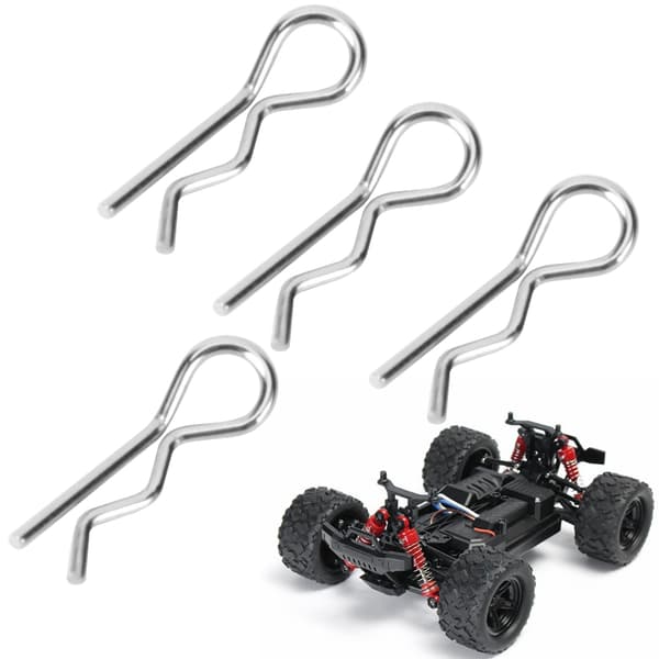 R-formede karosseri-stifter Clips til HS 18301 18302 18311 18312 1/18 RC-bil (16 stk)