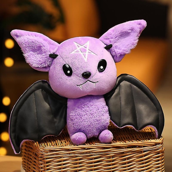 Kreativa gosedjur dockor Kawaii Dark Series Vampyr Bat Plyschleksaker purple