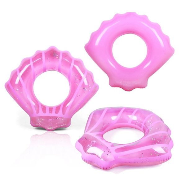 PVC-skal förtjockad uppblåsbar vattensimring flytande sätesrad 70x80cm uppblåsbar innerdiameter 25cm
