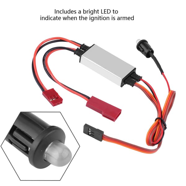 Opto Gas Engine Kill Switch - RC-deltillbehör för DLA DLE DA Tändning avstängd