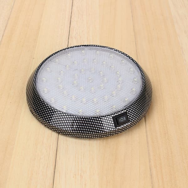12V 46 LED Universal Interiör Kupol Läslampa Vit