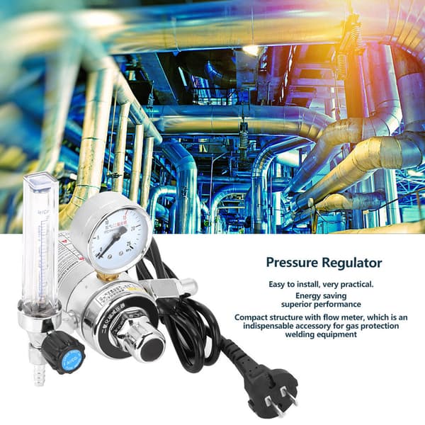 CO2 Regulator Trykkmåler Sveiseverktøy 220V