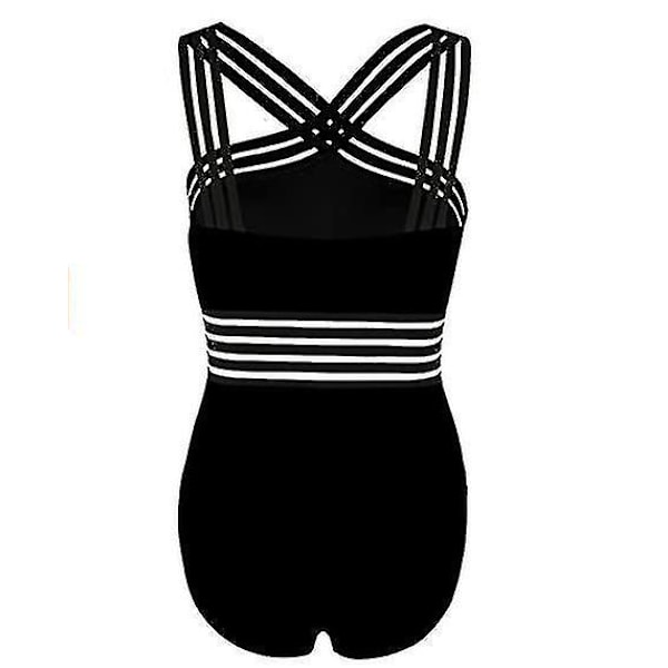 Dame One Piece Badetøj Front Crossover Badedragter Hule Badedragter S