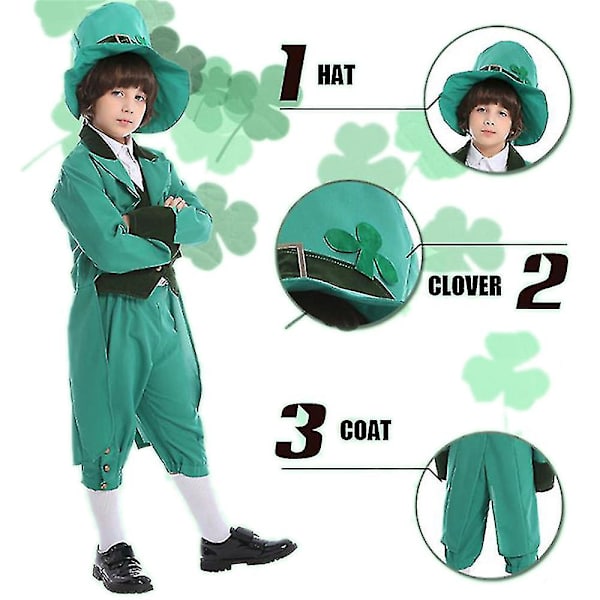 Barnens St Patrick's Day kostymer L