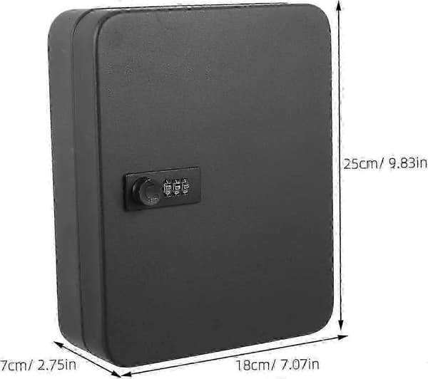 Nøgleadministrationsboks RFID-blokering, ridsefast bilnøgleboks Faraday-boks, kompakt størrelse udgave 0131, ny 2026