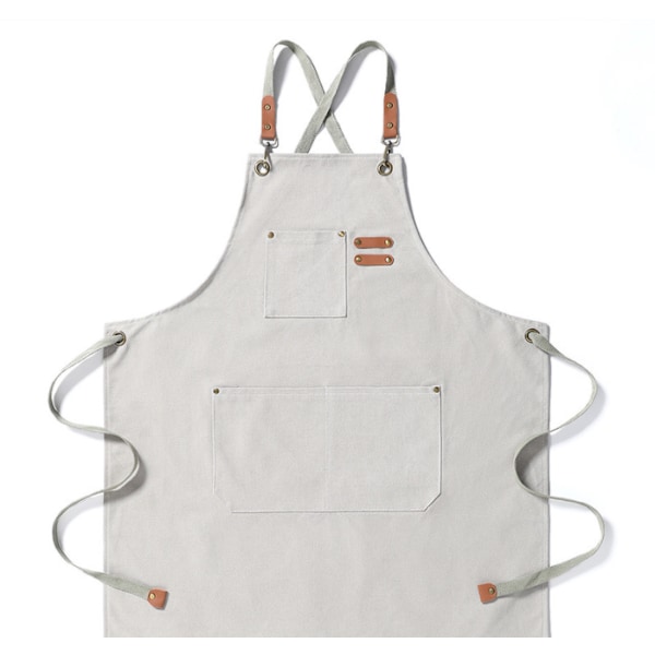 Canvasförkläde (off-white)
