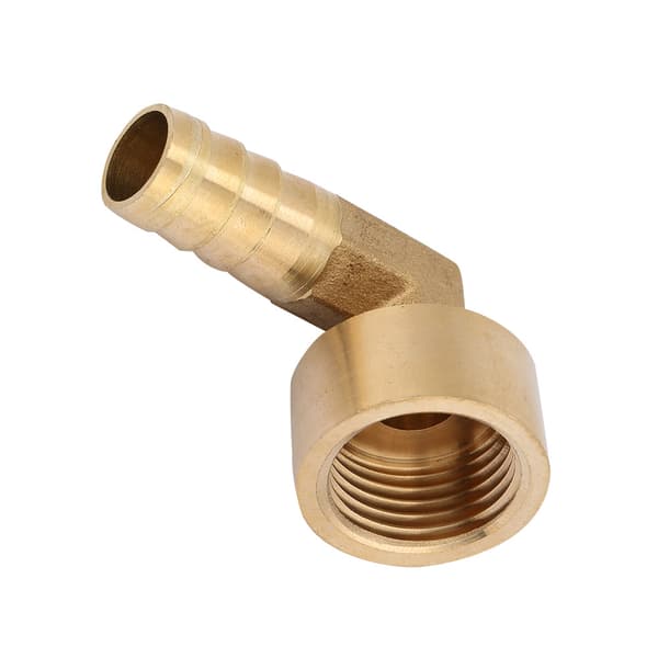 Messing Albue Slange Barb Kobling 12mm G1/2 Innvendig Gjengeadapter